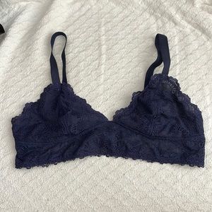 Navy Unpadded Bralette